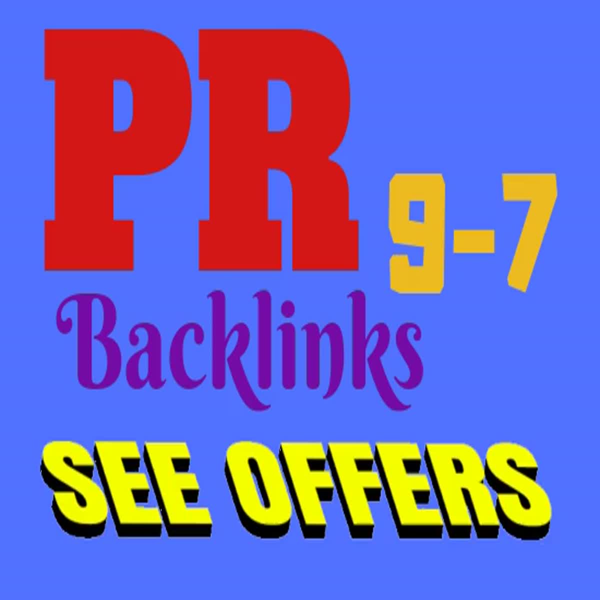 I will do 100 PR7 to PR9 SEO links for Google Ranking