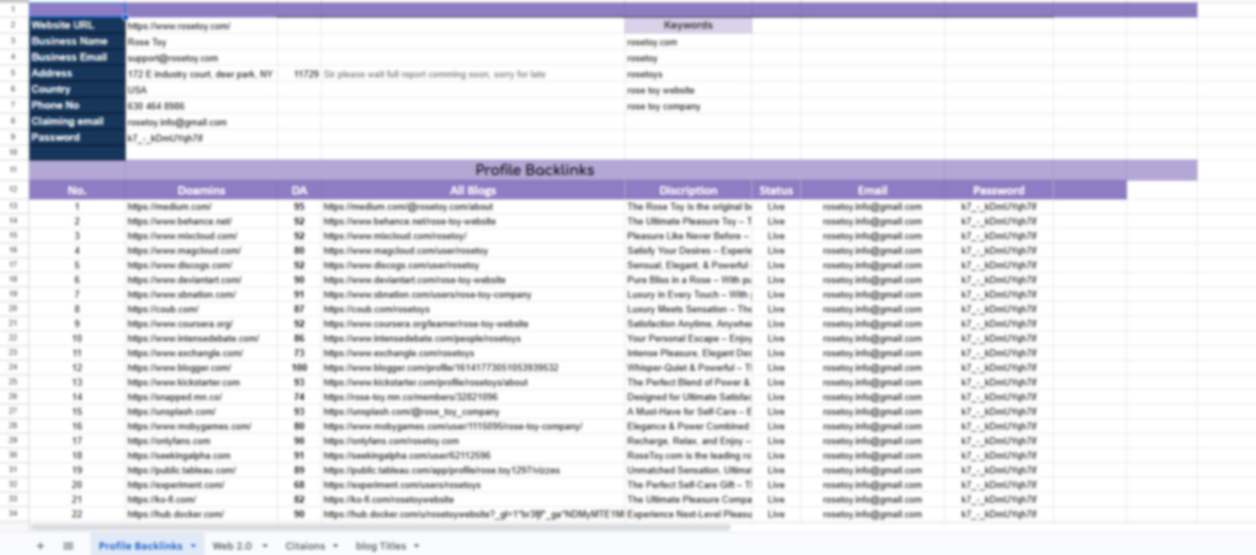 I will create ultimate SEO backlinks service for ranking