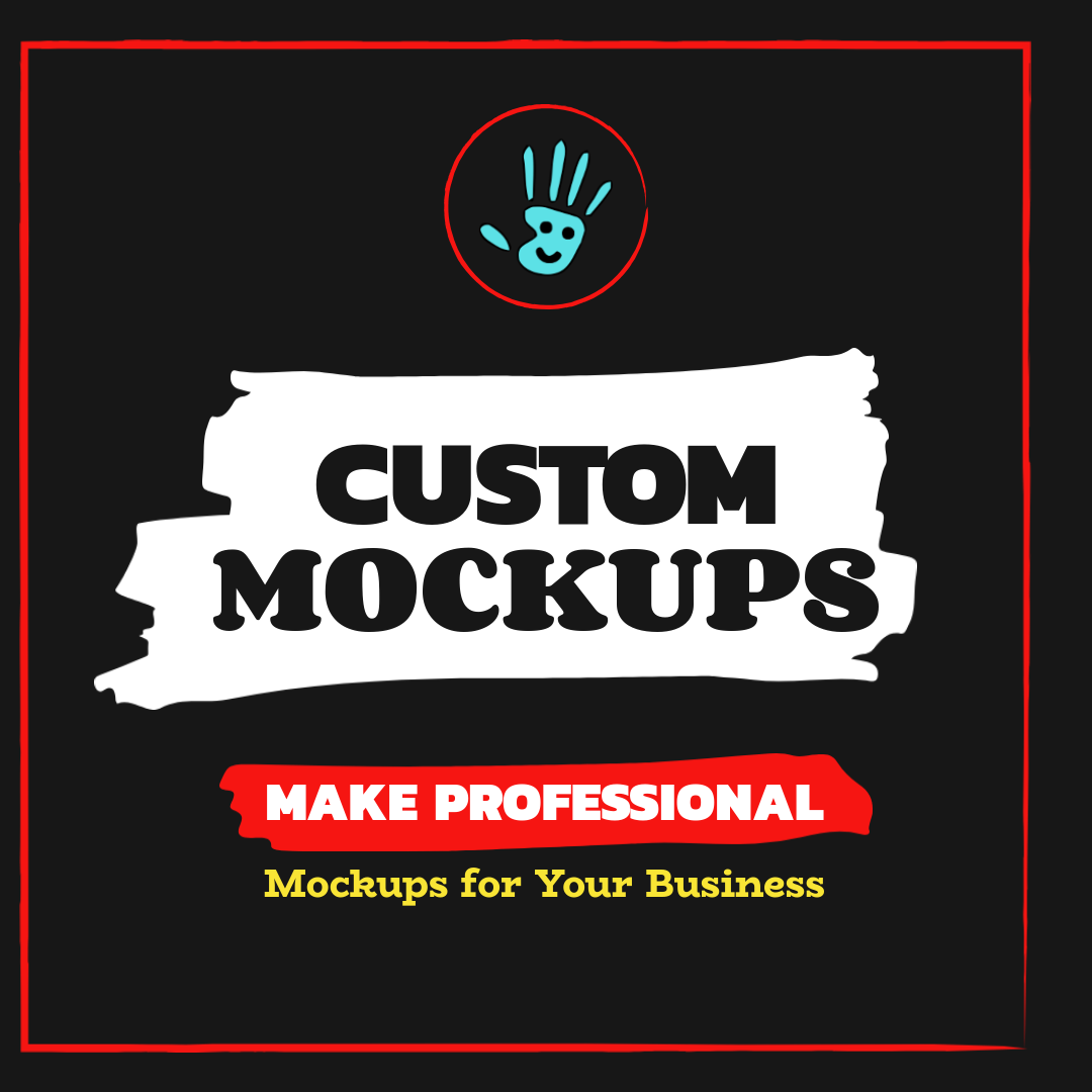 I will create Custom mockup in 24hours for your business