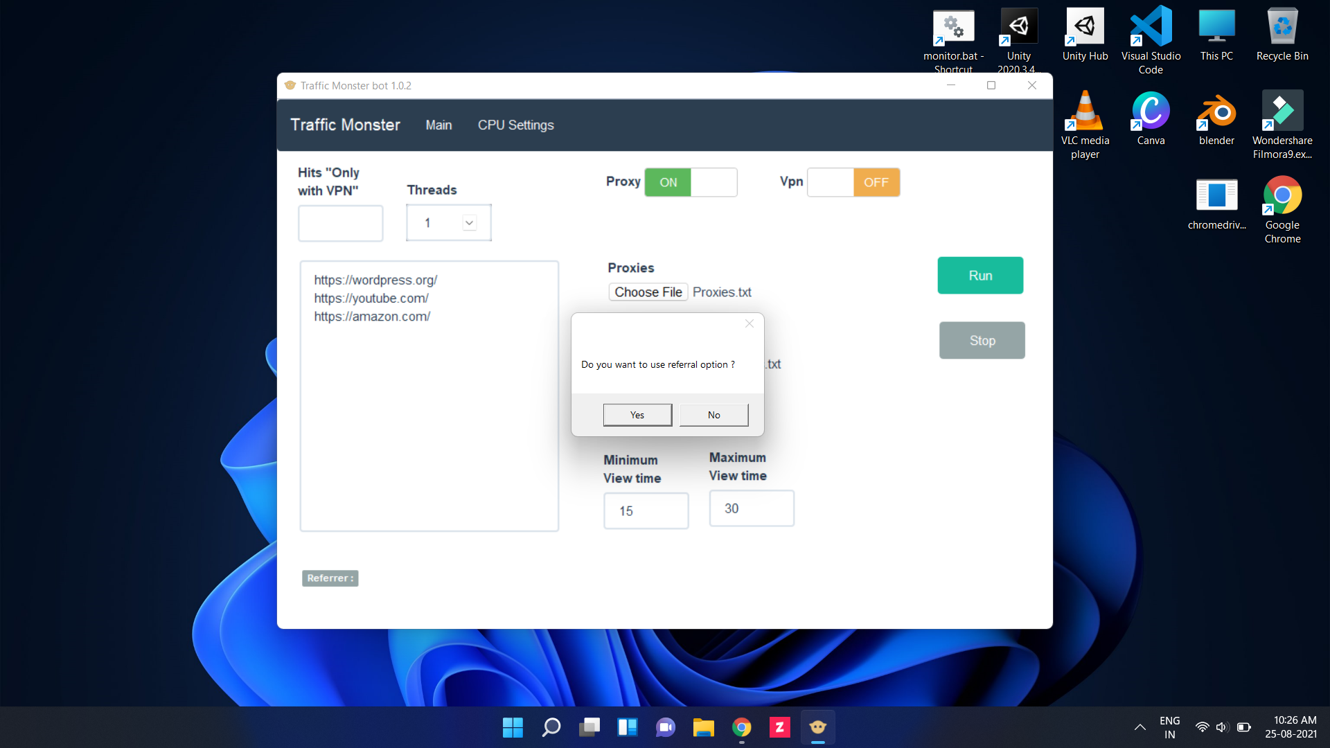 Monster Traffic Bot unlimited traffic generator for websites - lidetime license