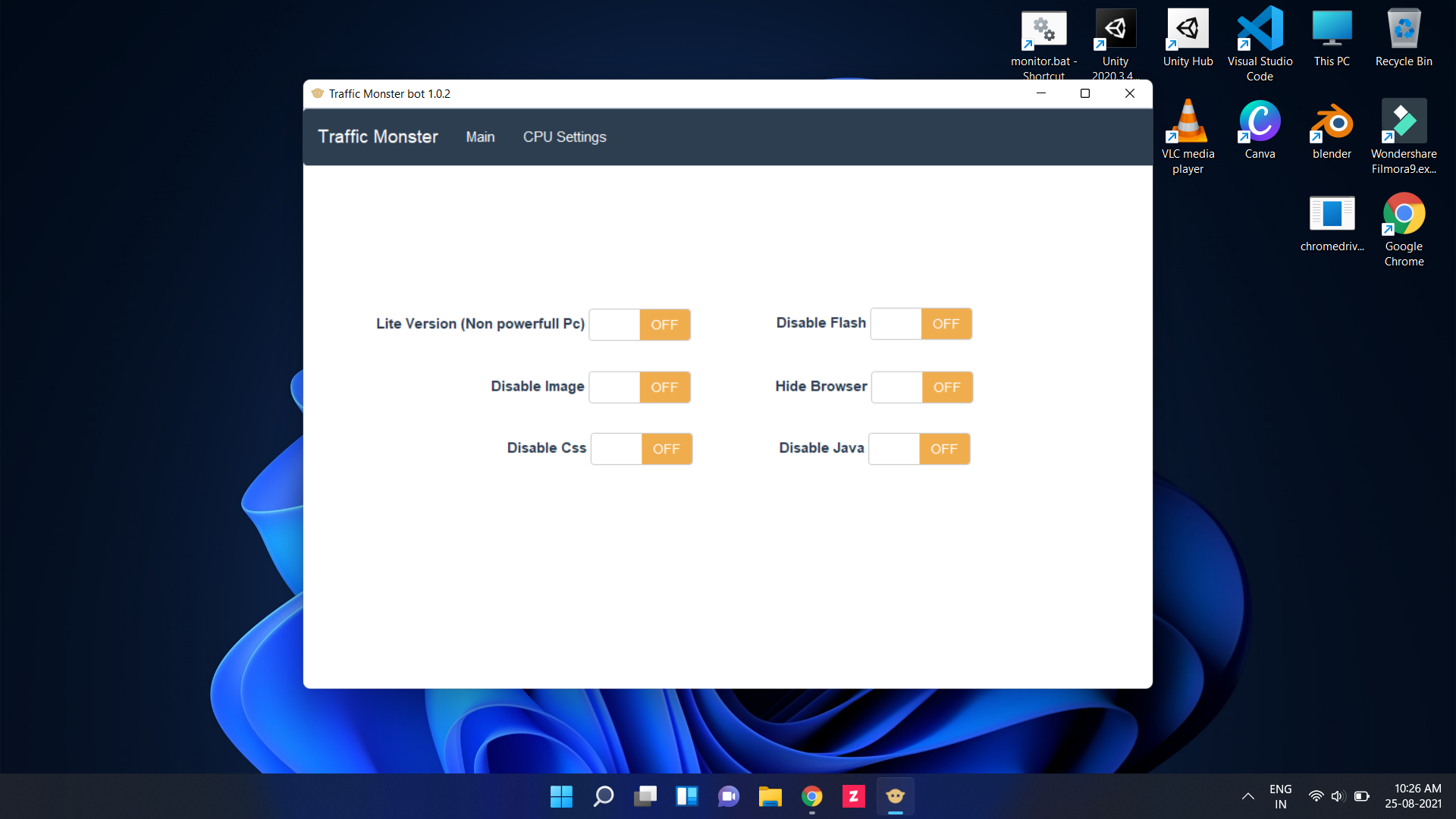 Monster Traffic Bot unlimited traffic generator for websites - lidetime license