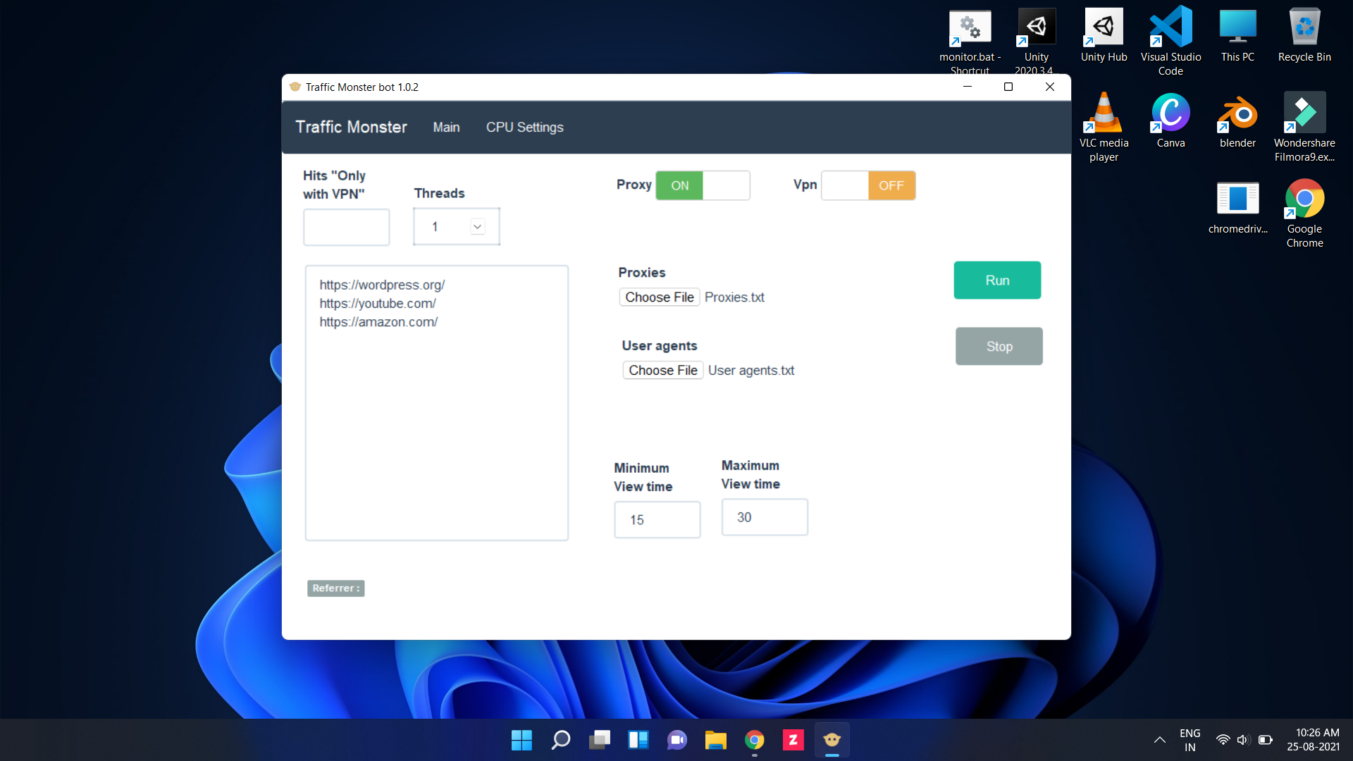 Monster Traffic Bot unlimited traffic generator for websites - lidetime license