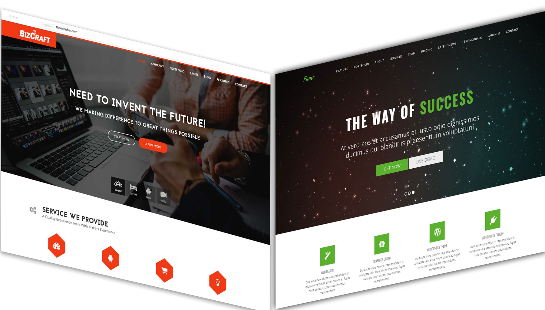 I will create a responsive and attractive WordPress website for you