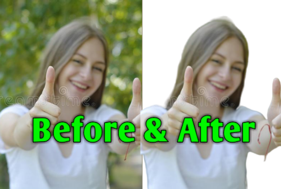 Photo Background Removing Service Within 1 hour