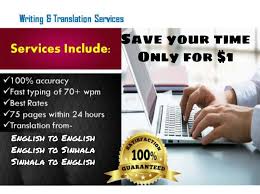 I will do english typing job, 50 pages in 24 hours, your typist