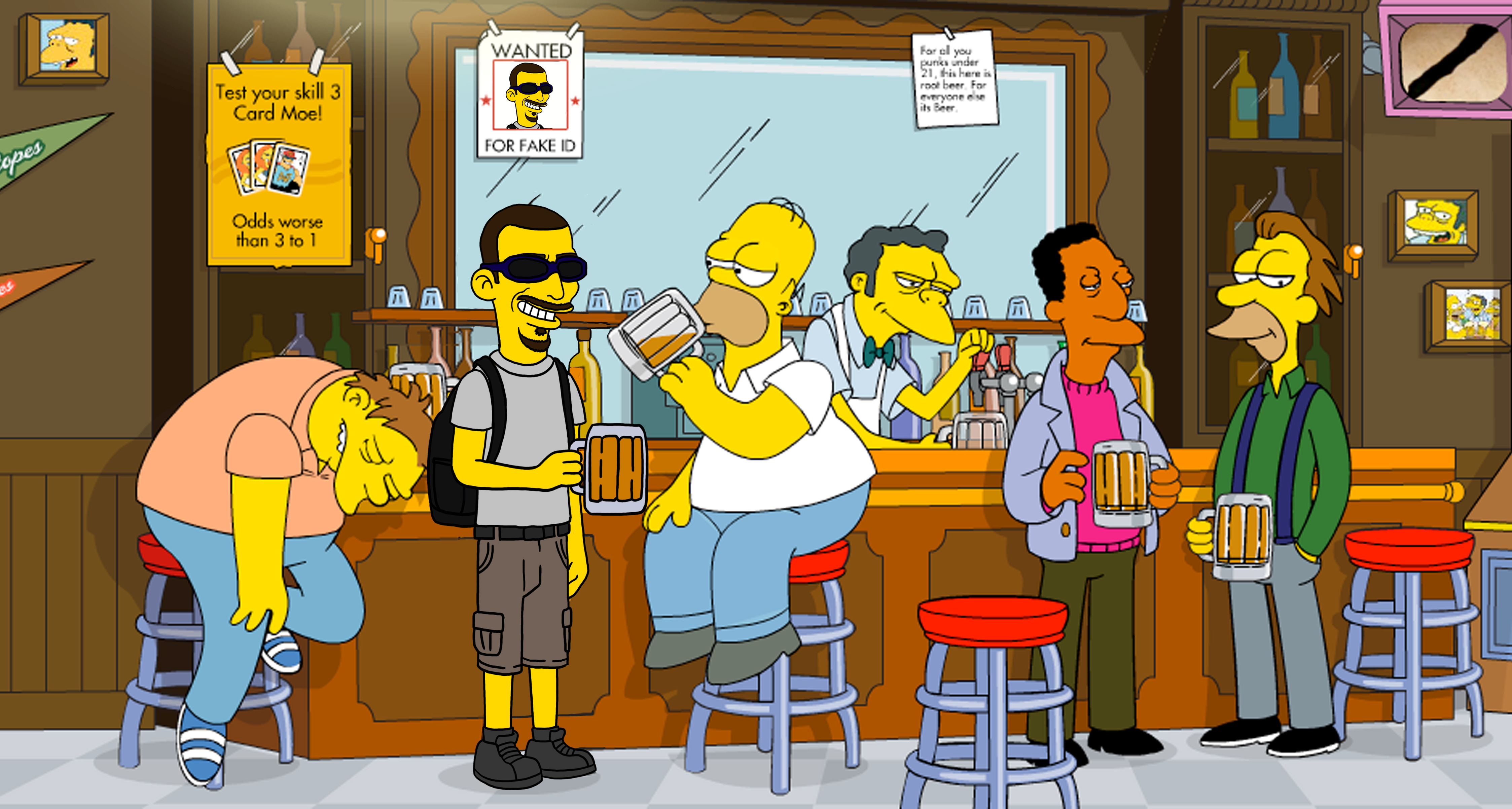 I will turn you into a Simpsons character