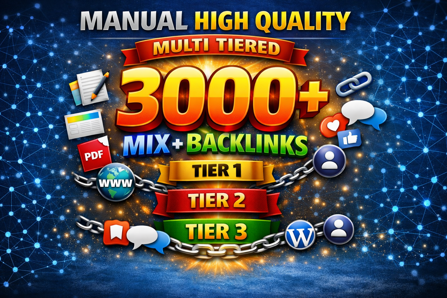 1 RANK STRATEGY 2026, Manual High Quality 3000+ MIX + BACKLINKS High PA DA CF TF