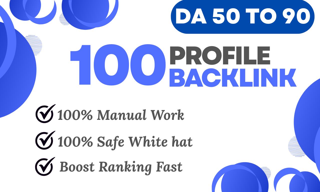 VIP Ranking Booster 100 Profile Backlinks High Author...