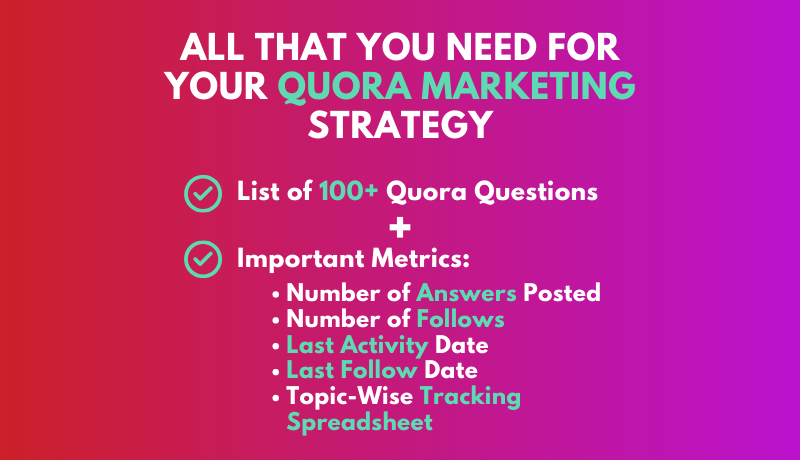 100+ Quora Questions related to Your Keyword/Website/Niche
