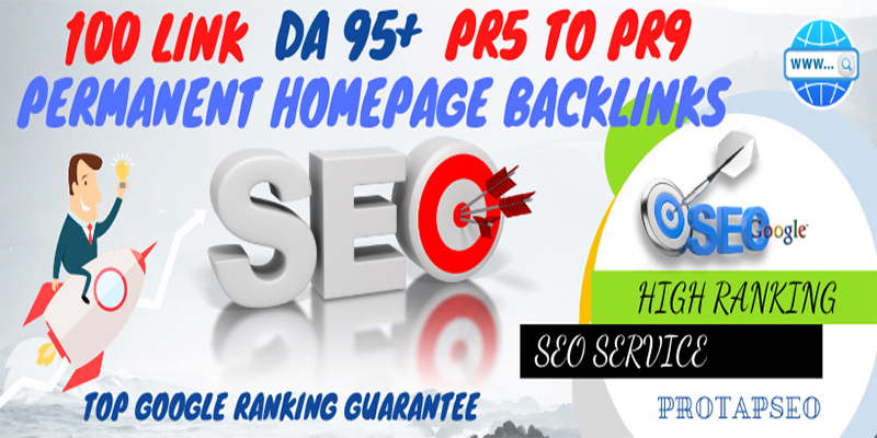 Rank your website with Manually Build 100 Homepage Backlinks from Highly Authorized Google Domain