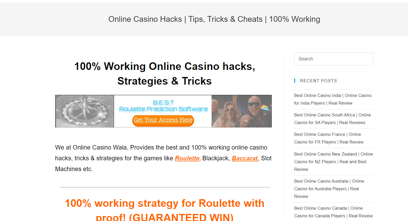 Guest Post on High Quality & Traffic website for Casino or Gambling Businesses