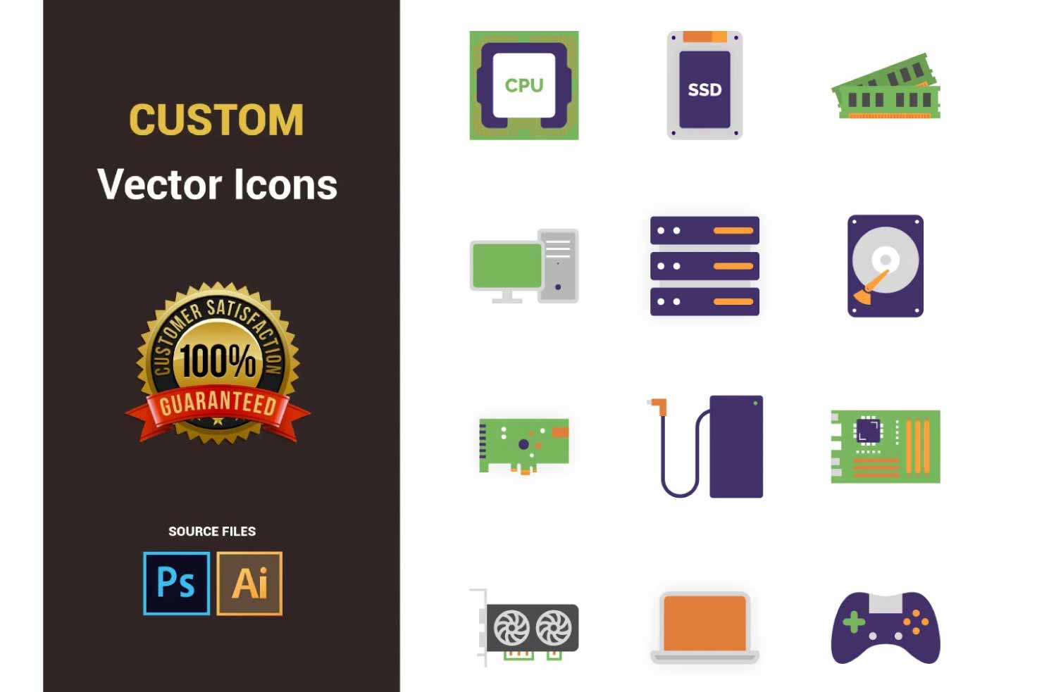 I will design professional App and Web Icons