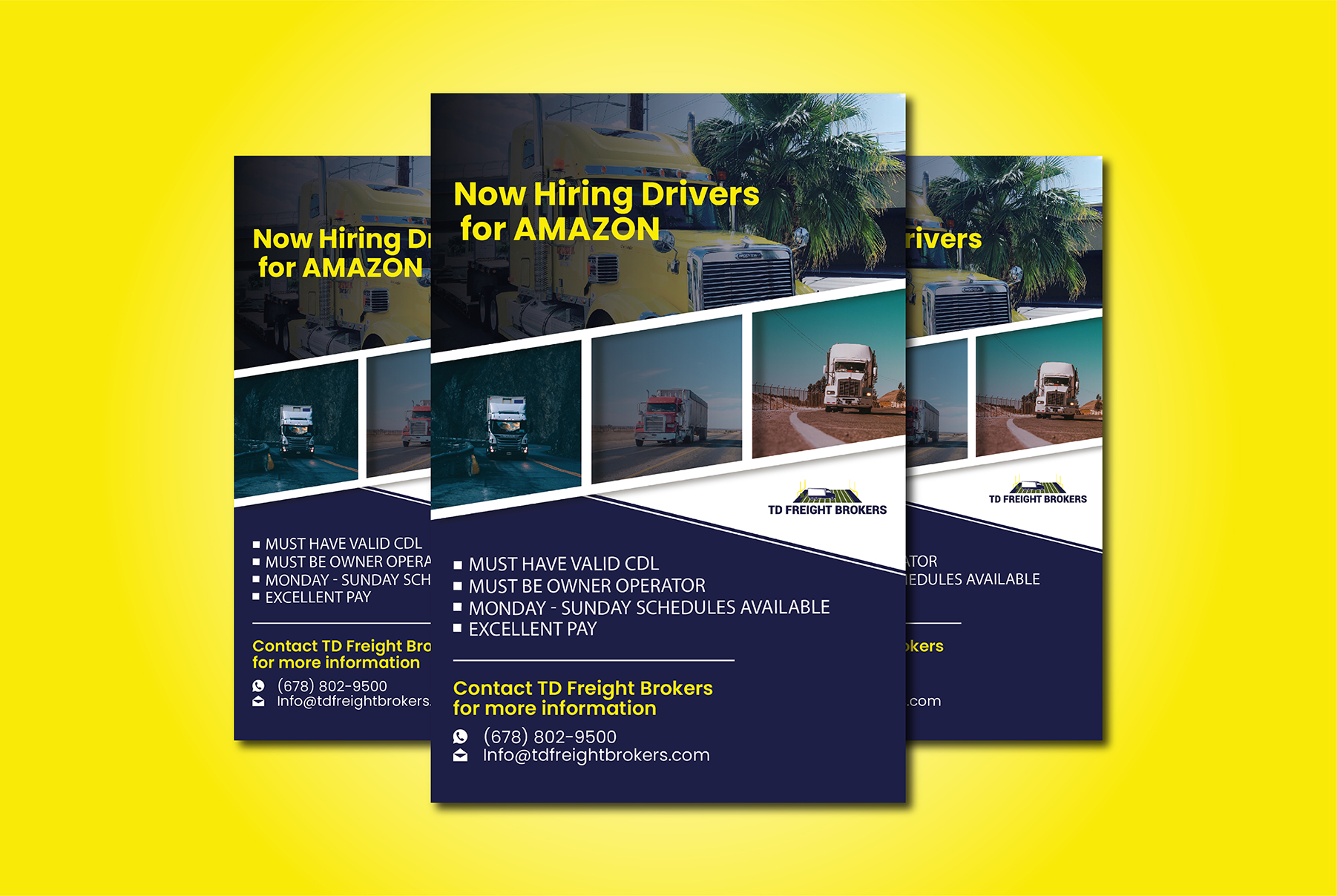 I will create an amazing flyer for you