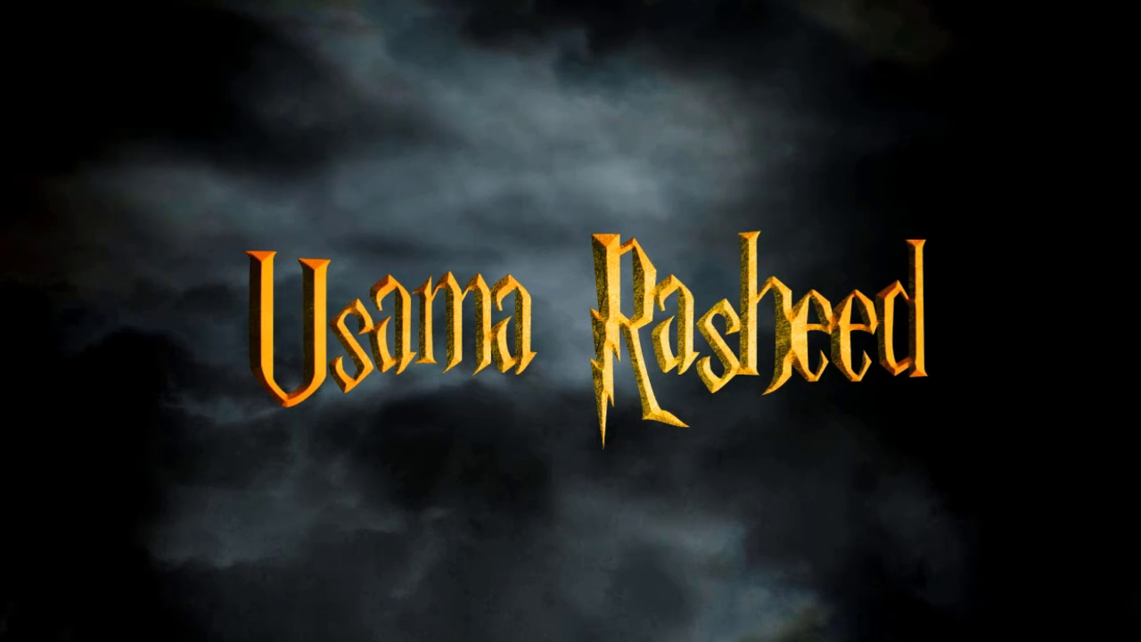 I will customize harry potter movie intro