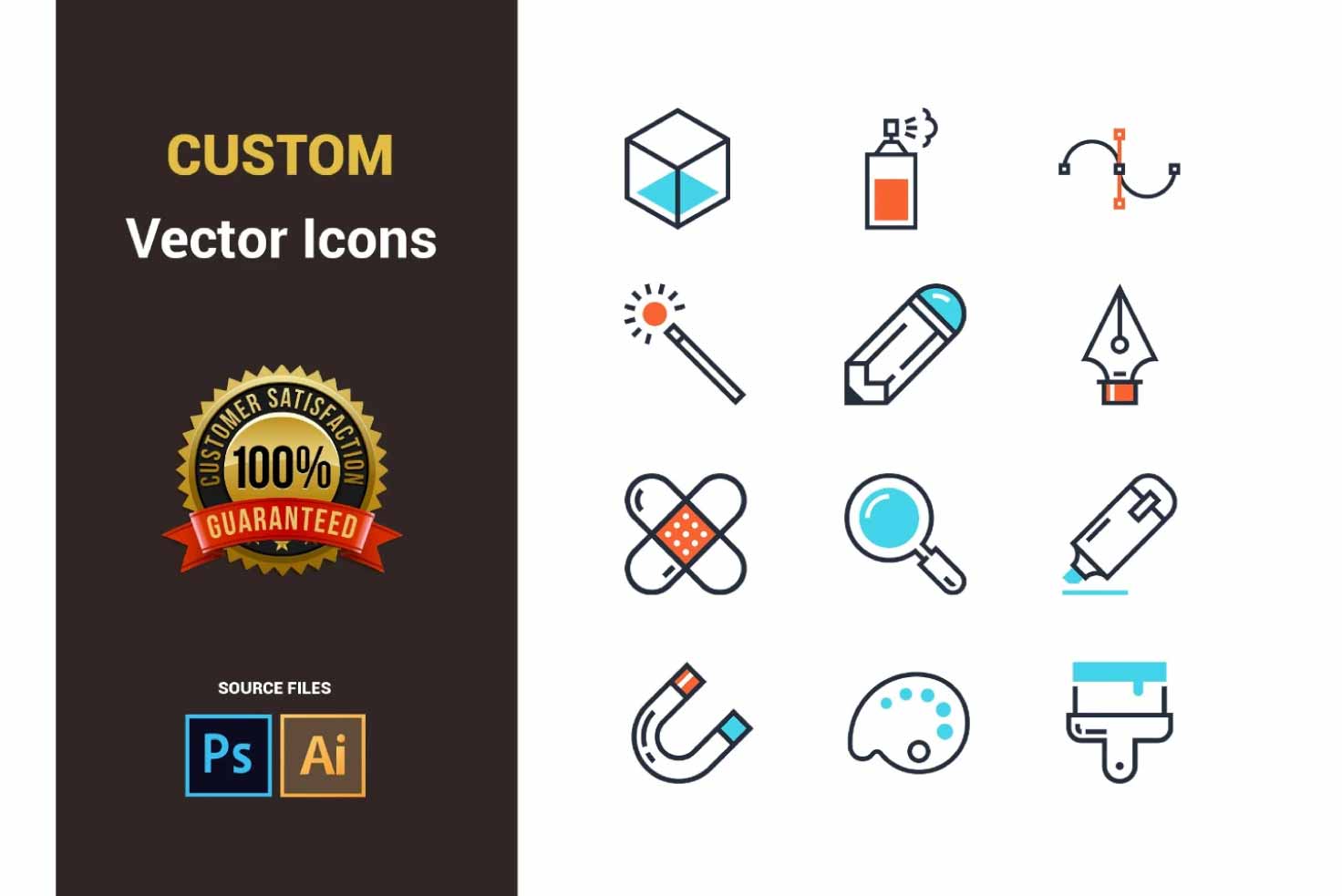 I will design professional App and Web Icons