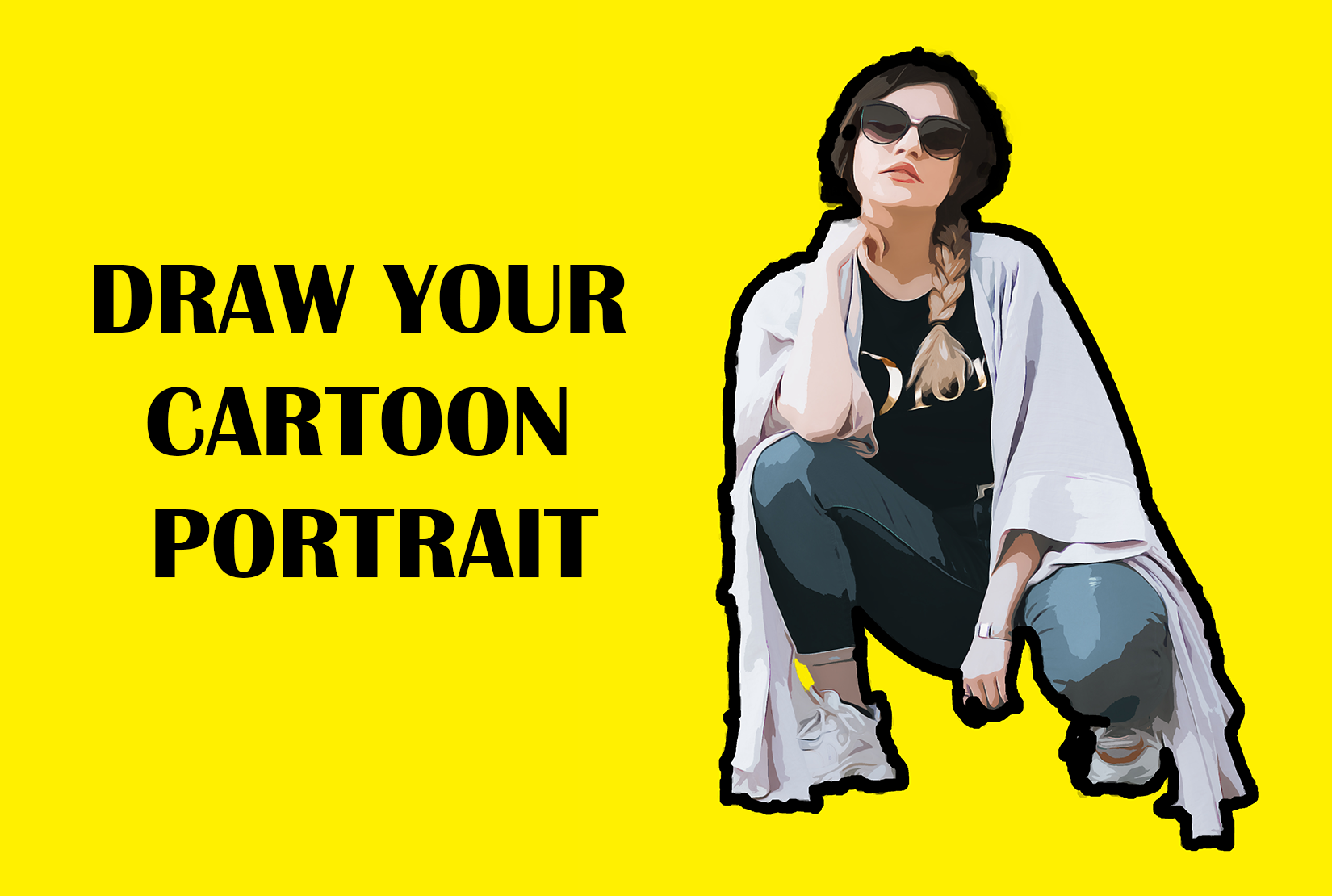 Draw your amazing cartoon portrait in 24 hours