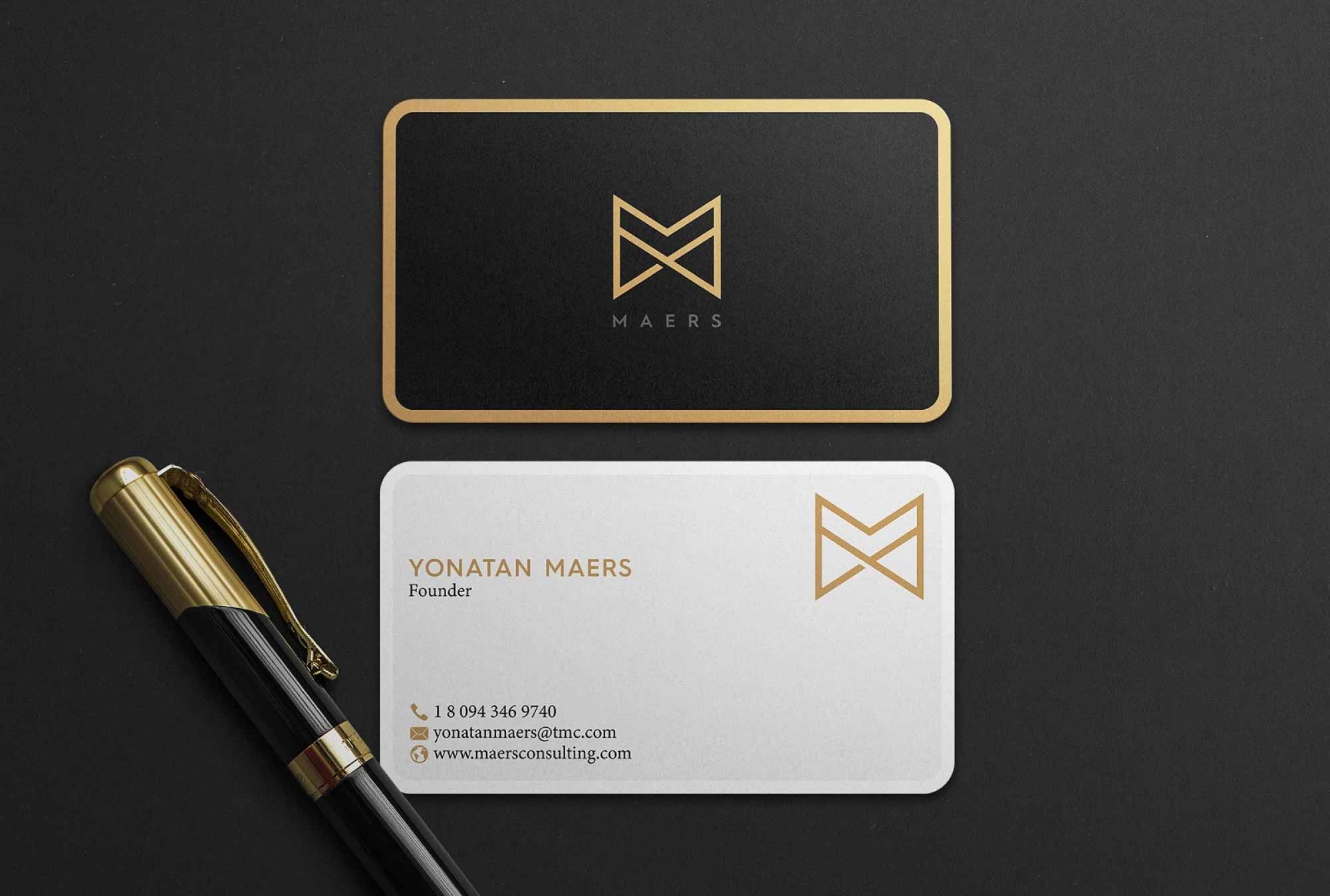 Design professional business card in 1 day