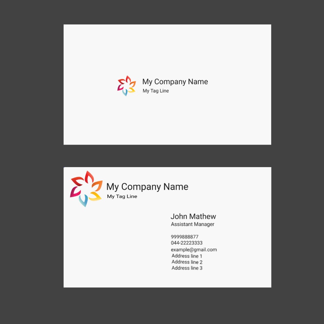 Business card outstanding design