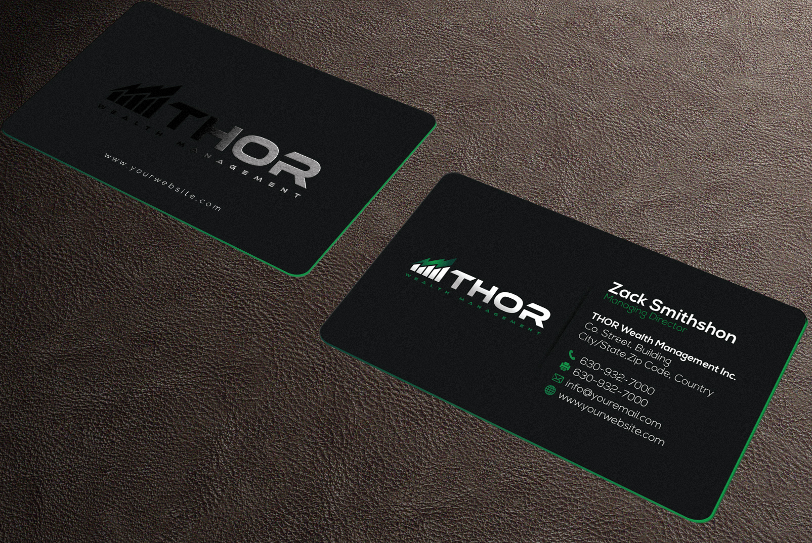 I will design modern unique professional business card designs for $5