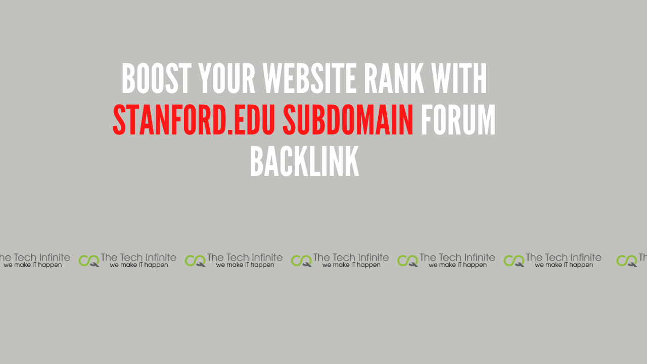 3 Backlink on Standford. edu Website Subdomain - DR-9...