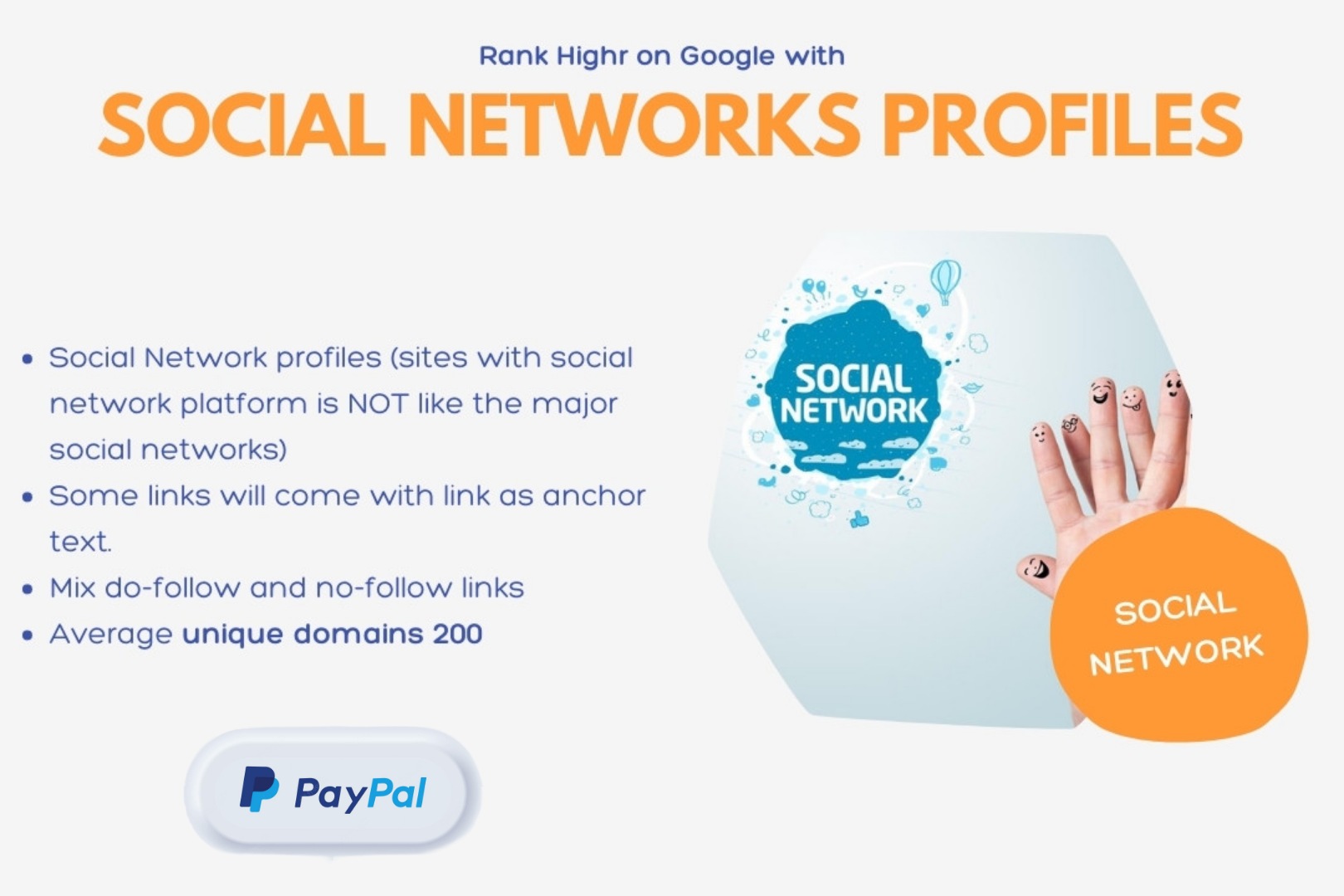 Drive Targeted Traffic and Improve Your Google Ranking with 1000+ Social Network Profile Backlinks!