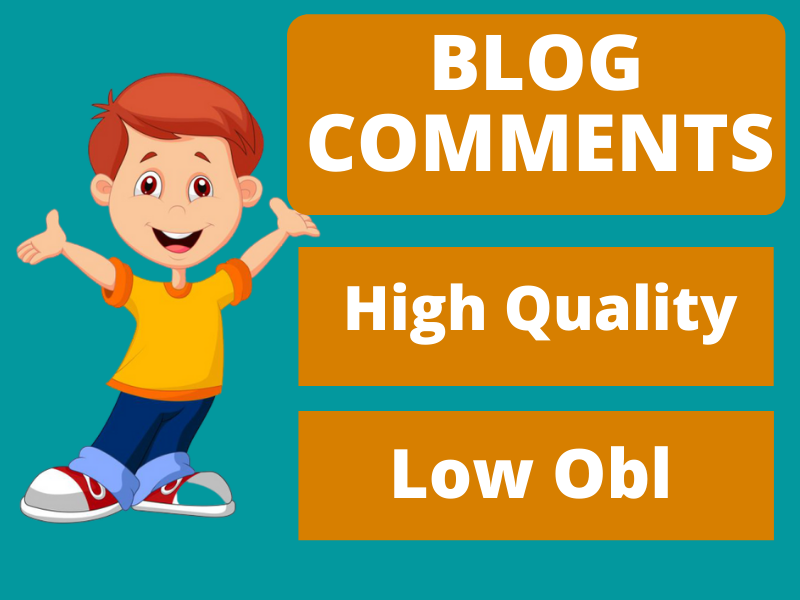 Blog Comments - I will do 50 blog comments for websit...