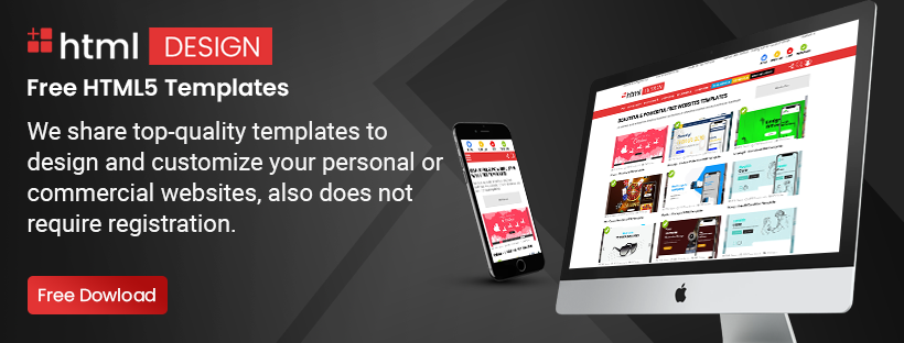 Download Free HTML Templates to Create Responsive Website