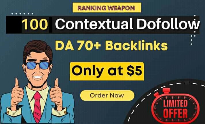 I will build high quality SEO contextual backlinks with white hat link building