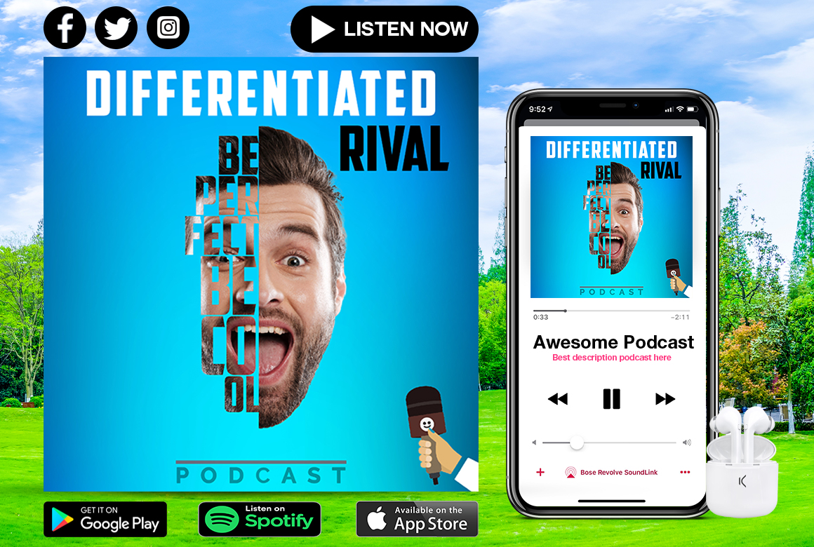 I will design a podcast cover art