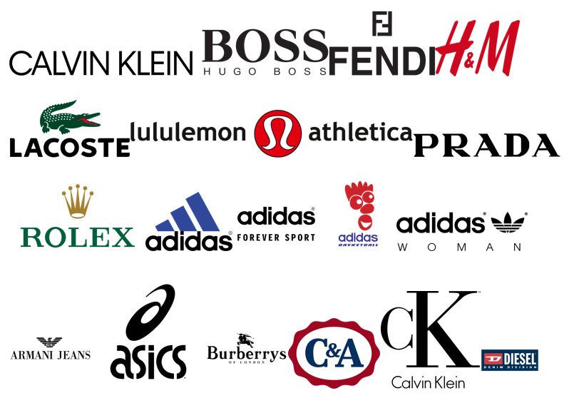 Luxury Clothing Brand Logos | Wydział Cybernetyki