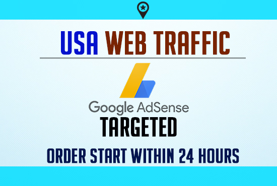100,000+ niche targeted organic USA web traffic within 30 Days 
