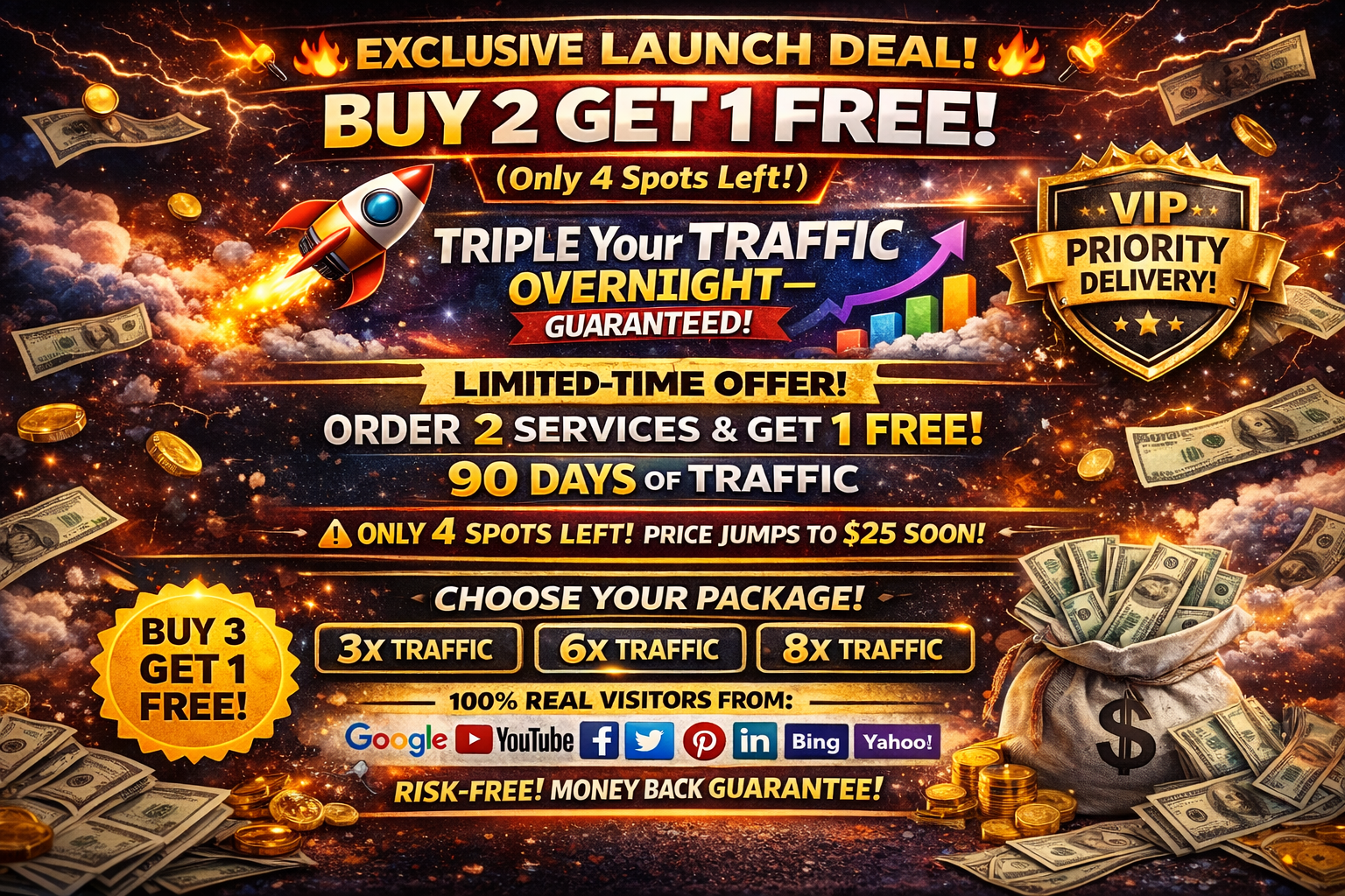 THE COMPLETE RANKING SOLUTION: PREMIUM UNLIMITED TRAFFIC + SEO BOOST