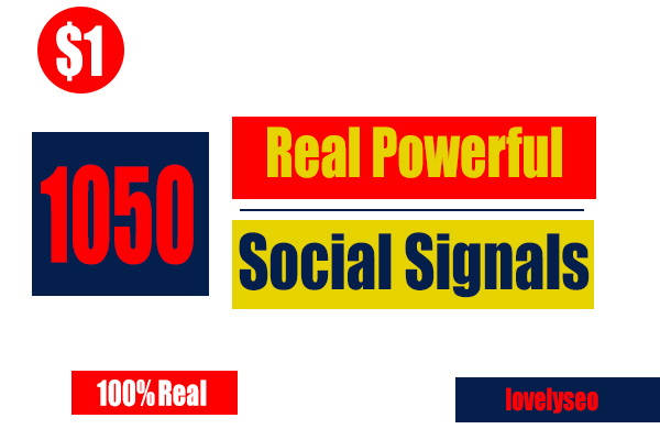 Real Google+ share, Weblike share, Pinterest, Reddit Top SEO Social Signals