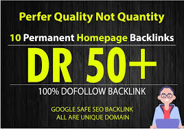 I will build 5 manual High DR50 plus homepage pbn dofollow backlink