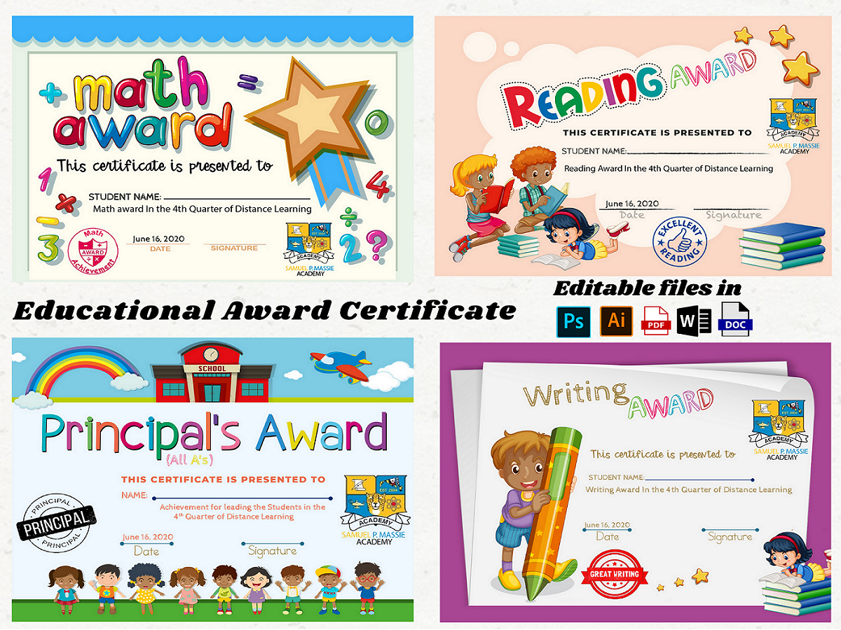 Professional certificate, Business Certificate, Award Certificate