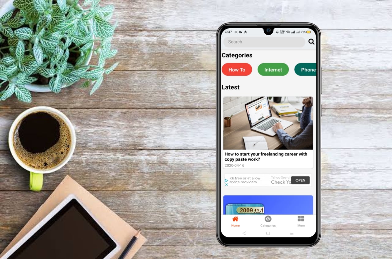 Create automated news or blog website on Wordpress with android app. 