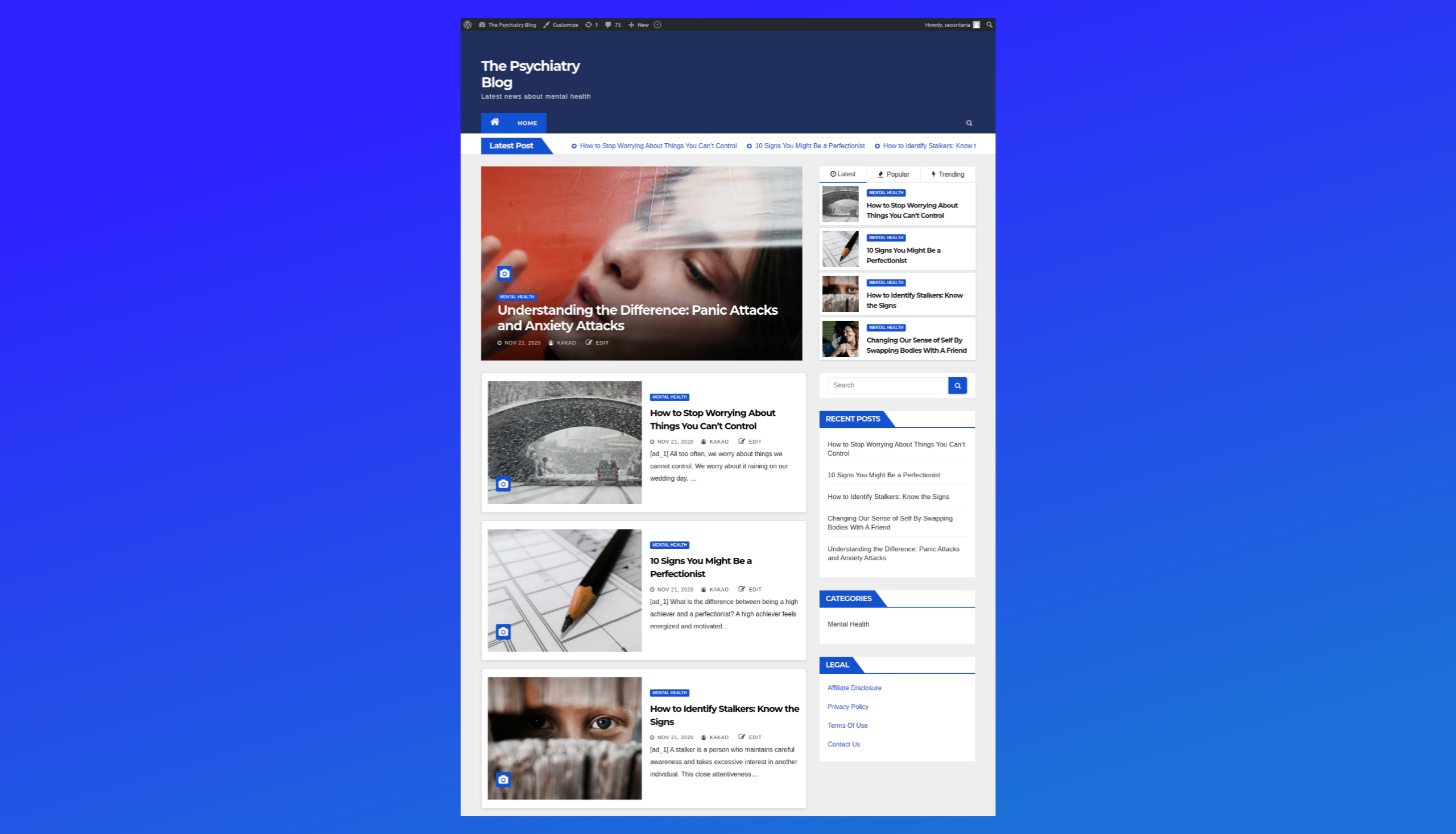 Create automated news or blog website on Wordpress with android app. 