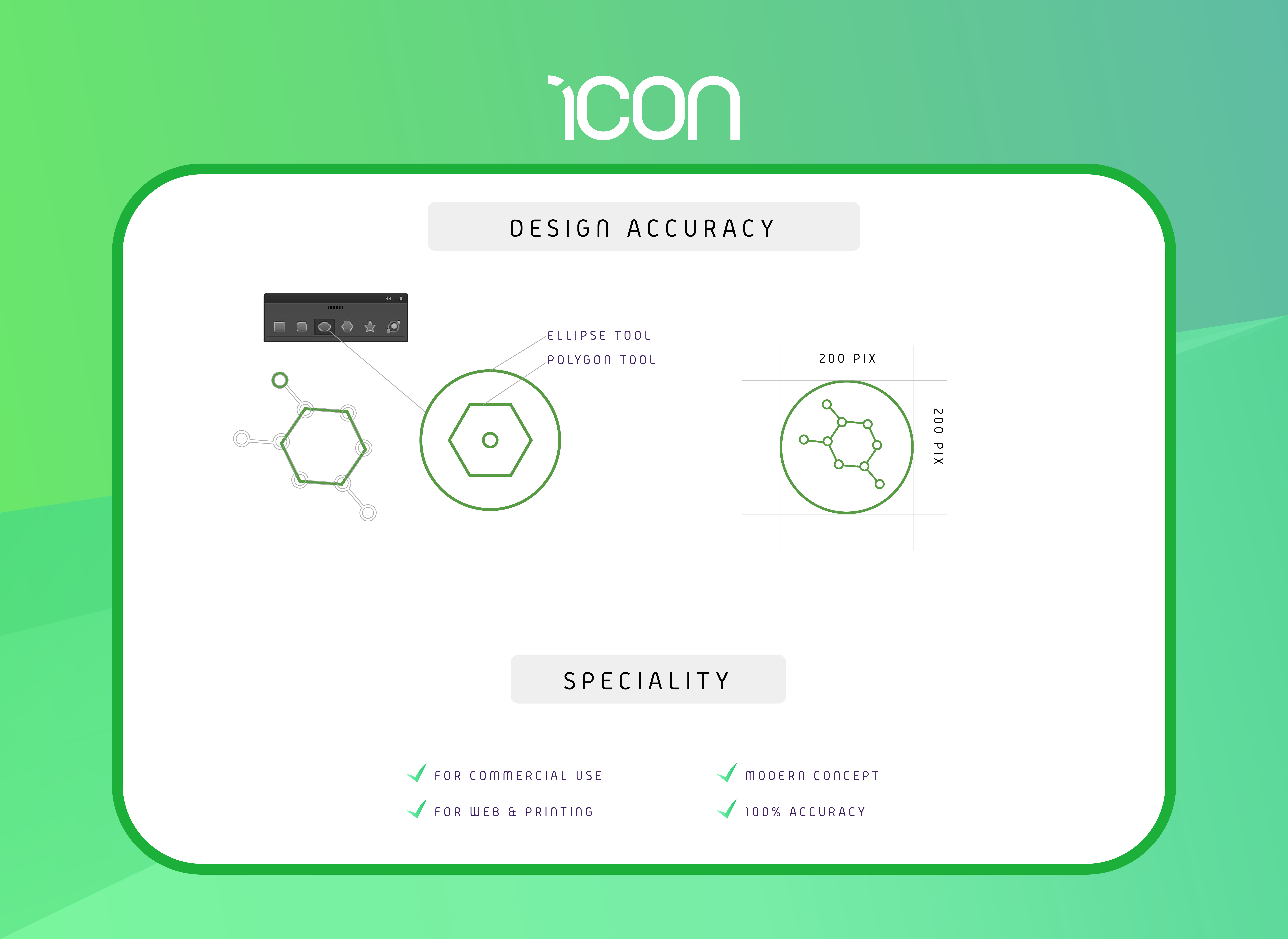 I will create vector icon set for commercial use