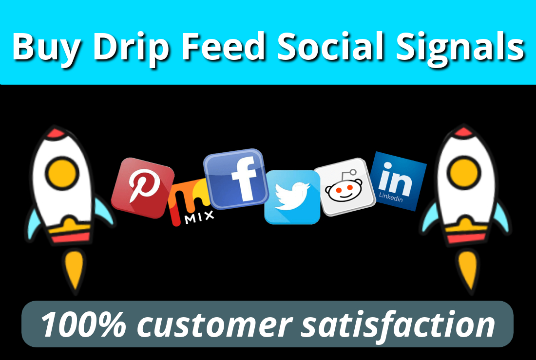 I Will Provide You Manually 1500 High Quality Drip Feed Social Signals