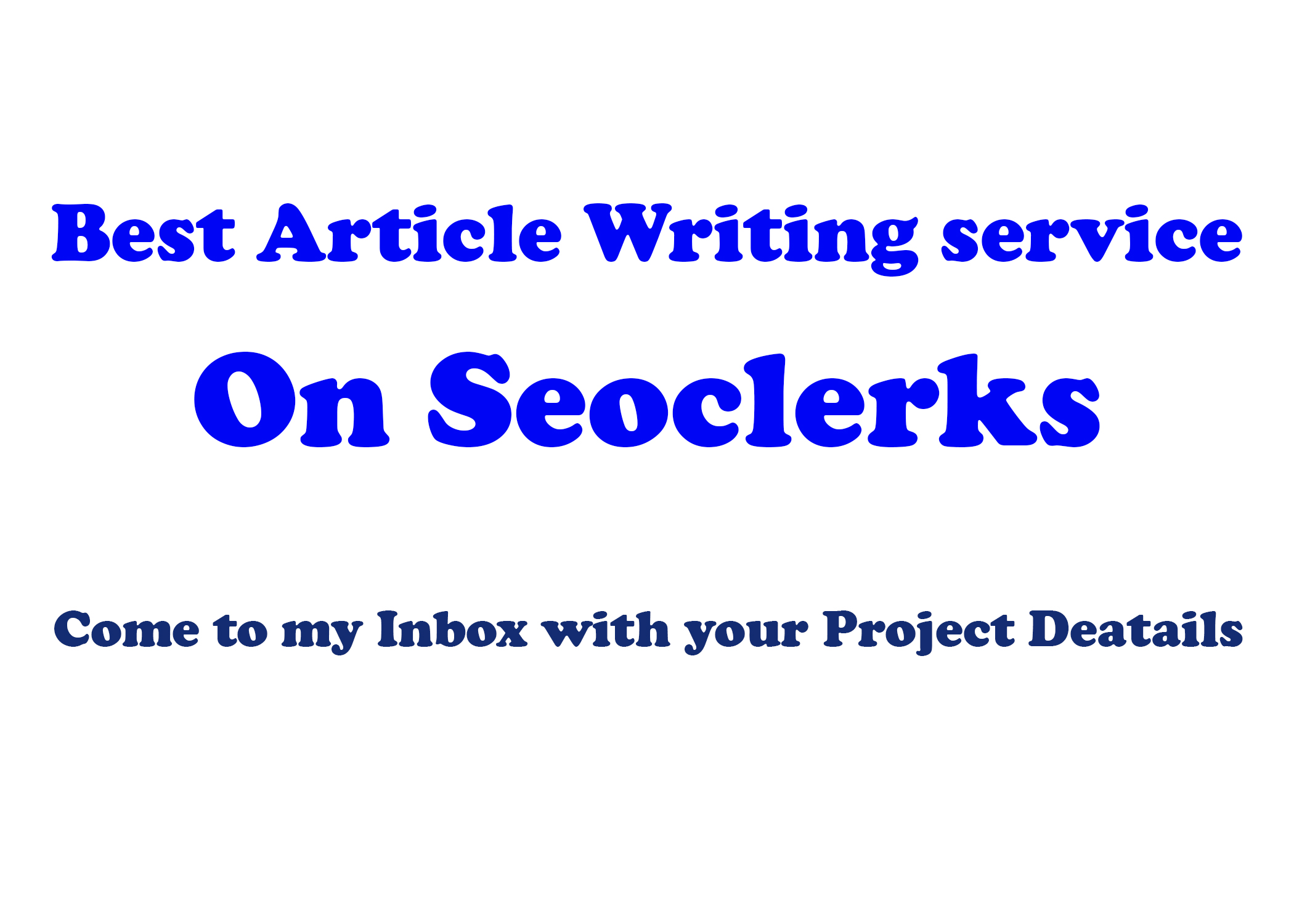 SEO friendly and Unique 5 x 500 words Content Writing and Blog writing