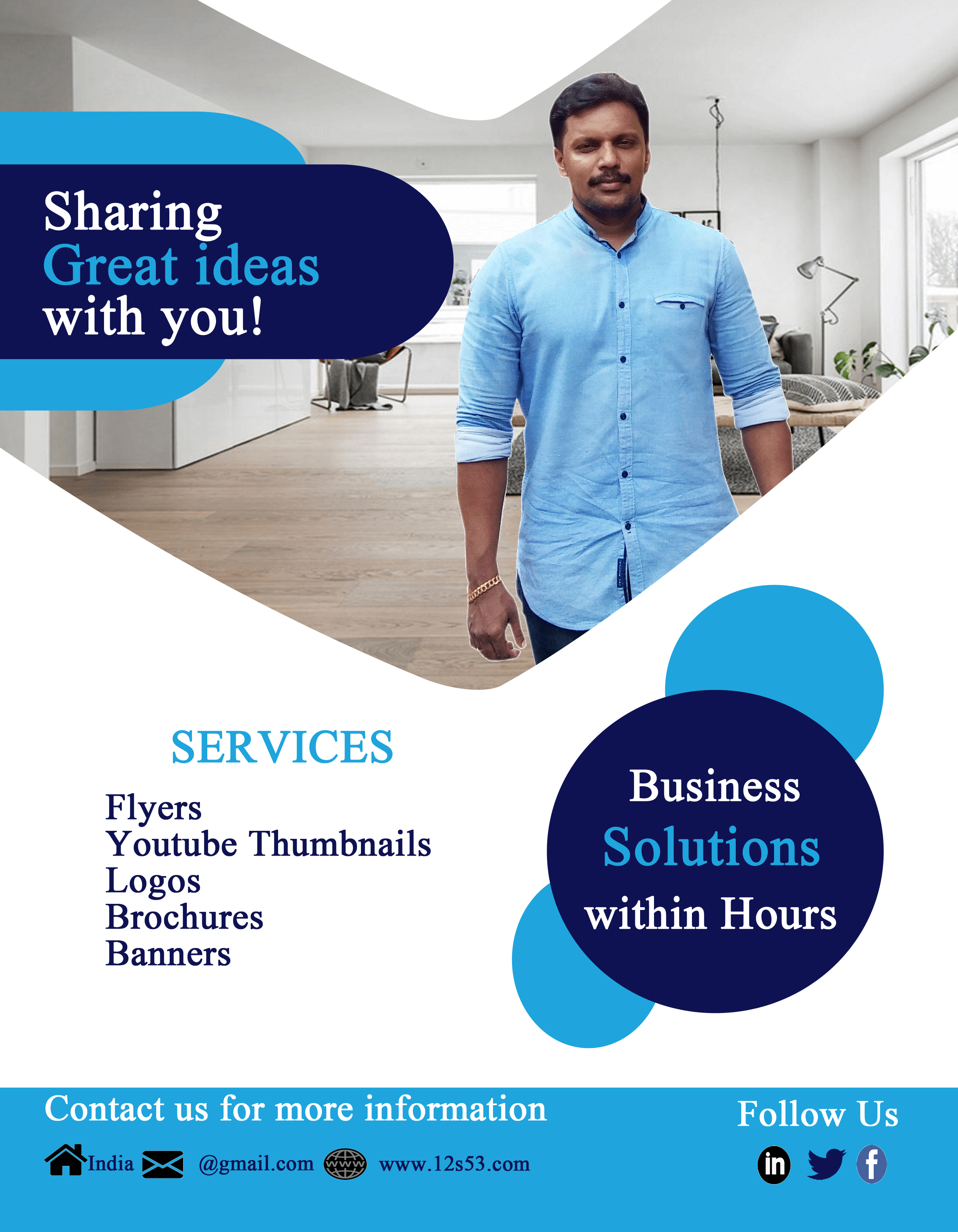 I will do a flyer, bifold, trifold, brochure design @ low price