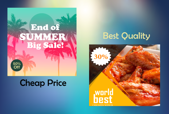 Design Professional social media cover / posts / Ads for your social media post