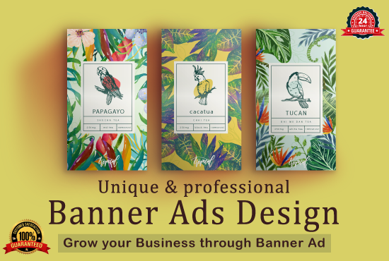 I will design affiliate web banner ads for google adwords magazine & email banner ads