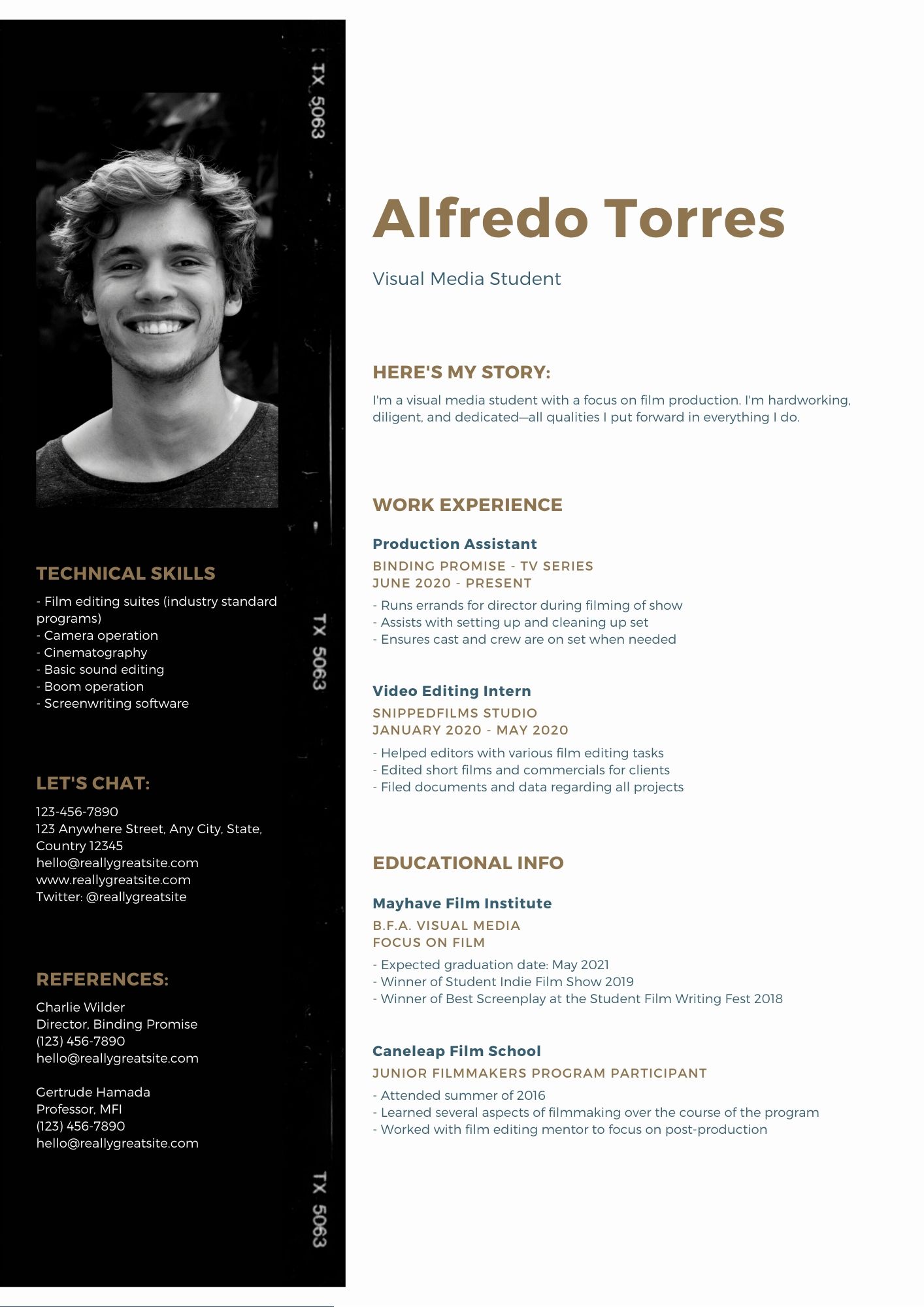 I can design your creative and impressive resume 