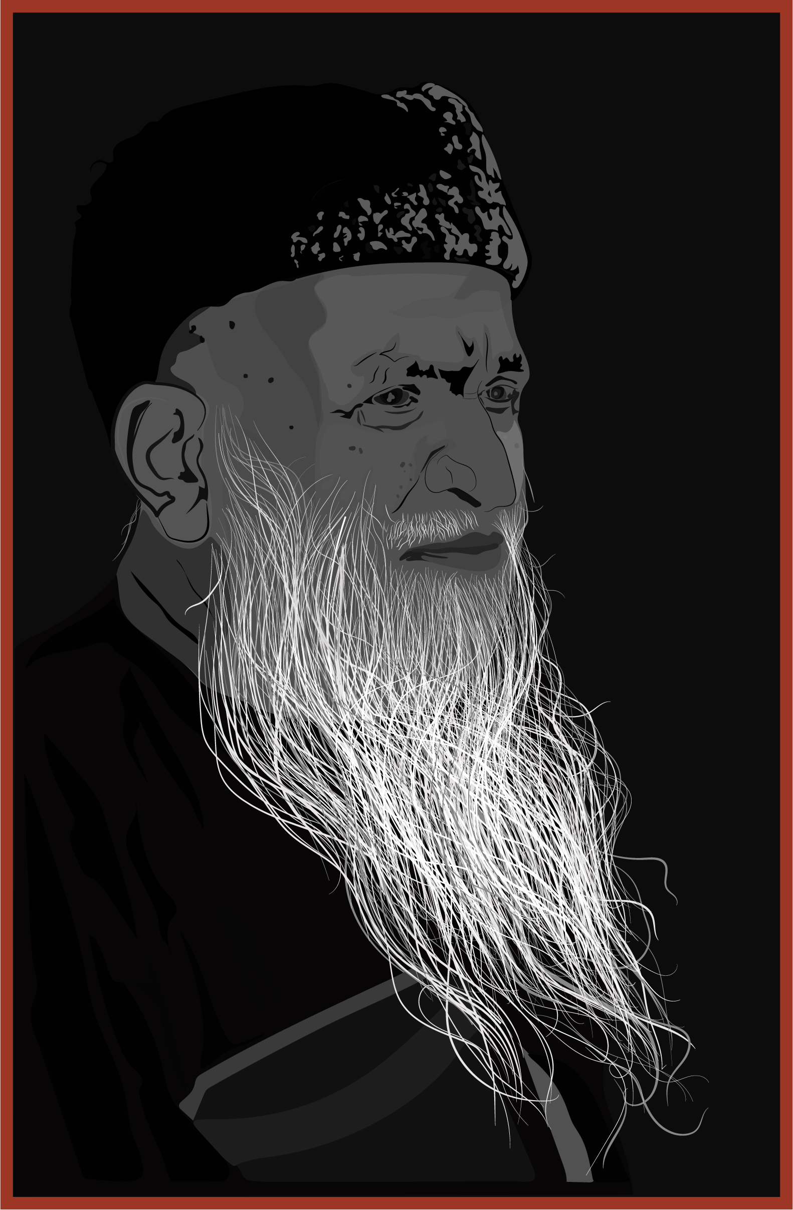 I will draw vector portrait of you and your family from a photo