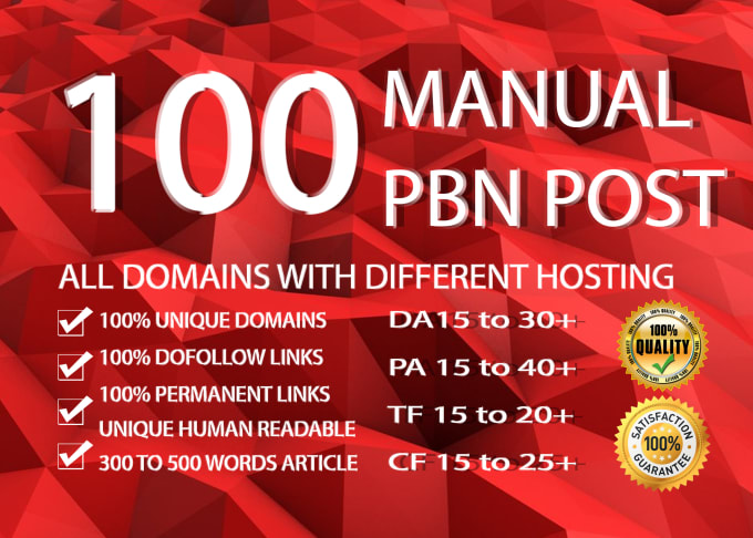 I Will Provide 100 Pawerfull Home Page PBN Lnks