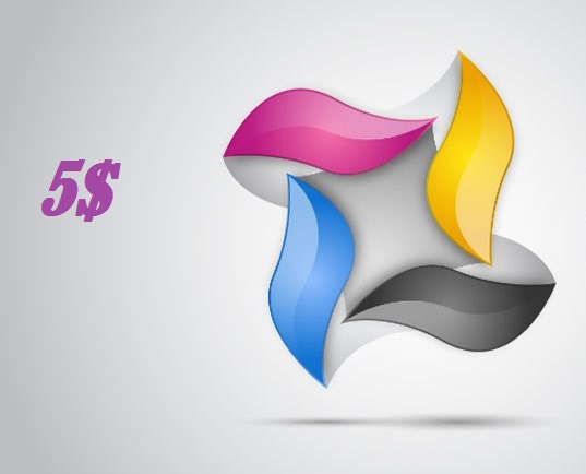 Logo Designer, sketched or graphically designed symbol, set in a specific typeface or font