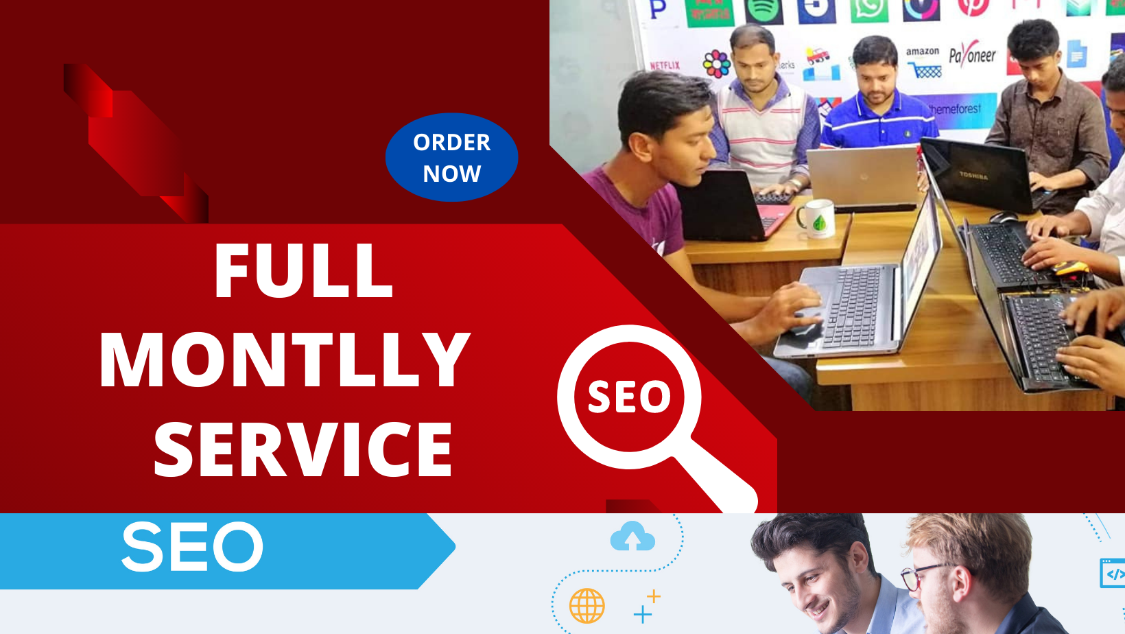 I will do Monthly SEO for Google Top Ranking.