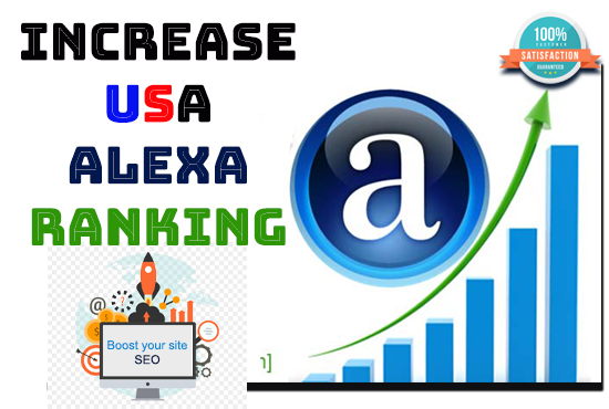 I will increase USA alexa ranking with web traffic 50 backlinks