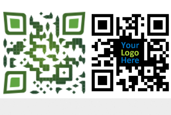 I will create a stunning colorful qr code with your logo
